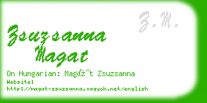 zsuzsanna magat business card